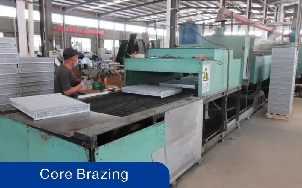 Core brazing