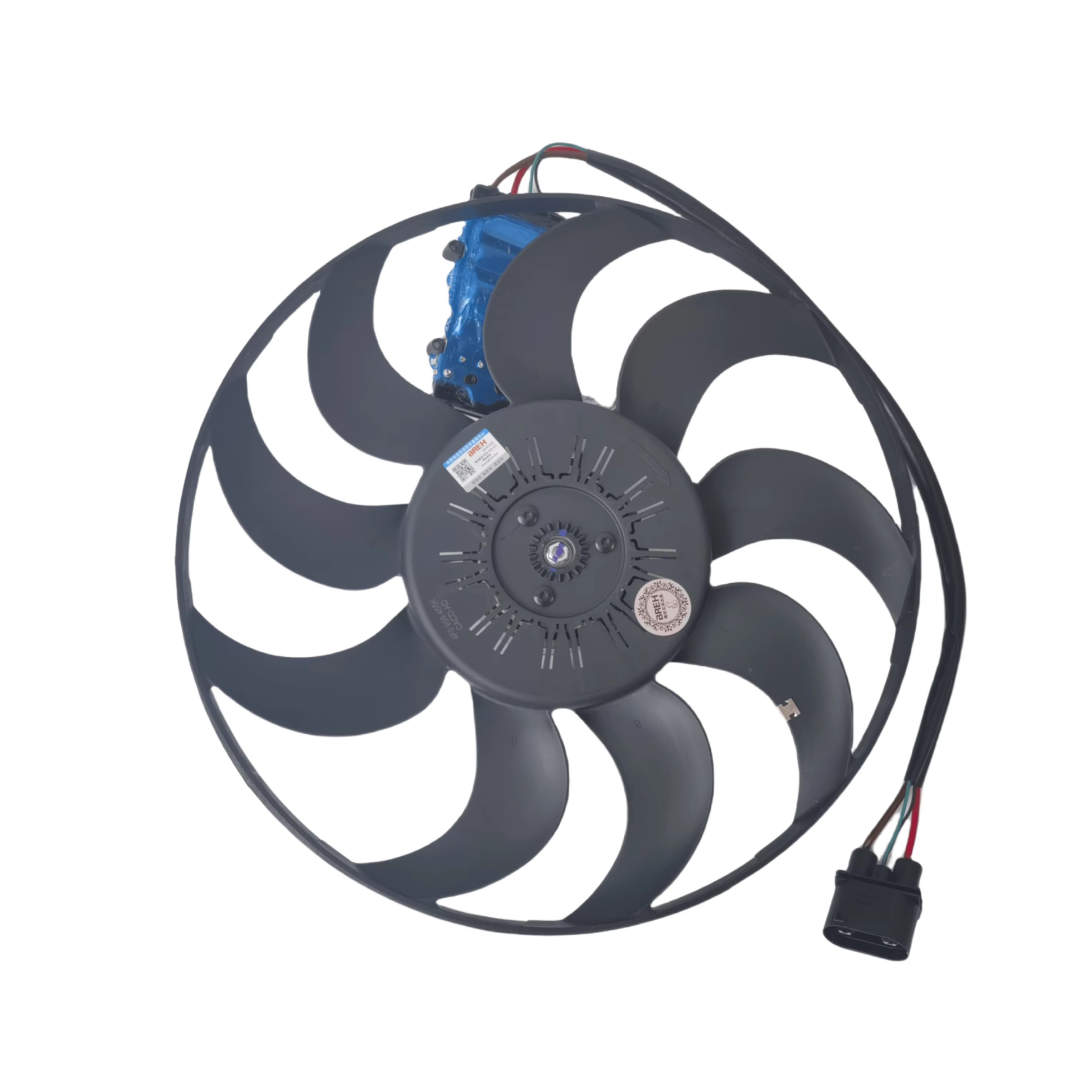 Ultra Cooling High Efficiency Aluminum Radiator Fan OE 4F0959455K for Audi C6 2.7L Left Side Auto Cooling System Parts