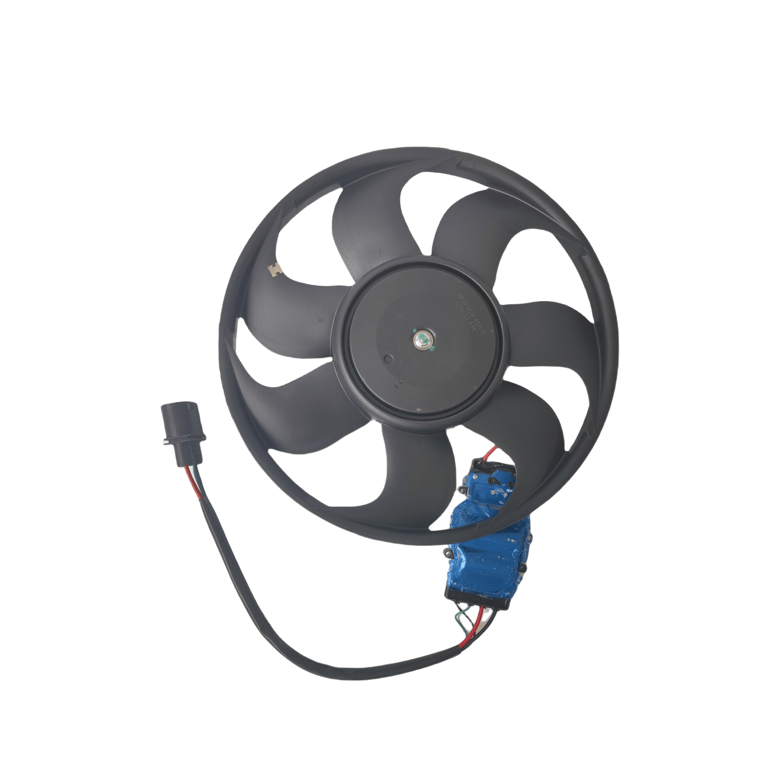 Hot Sale Brand New Aluminum Radiator Fan Assembly OE 8K0959455E for Audi A5 S5 Cooling System Auto Parts